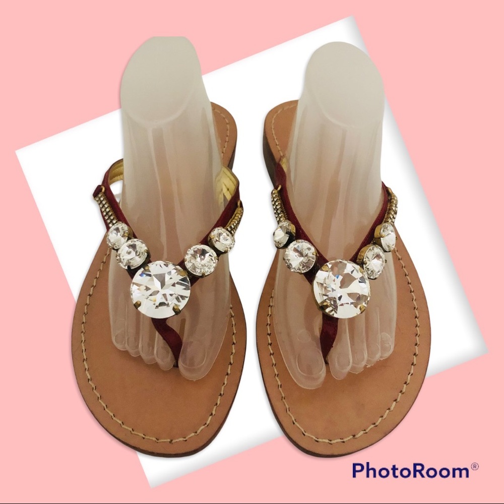 SANDALS WOMENS TAJ SABRINA CRIPPA SANDALS 37 US 7